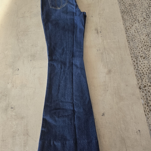 Johnny Was Rue De La Flare Blue Jeans - Picture 7 of 10